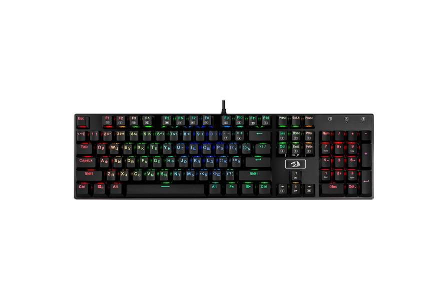 Новинка Механическая клавиатура Redragon Devarajas RU,RGB подсветка,Full Metall