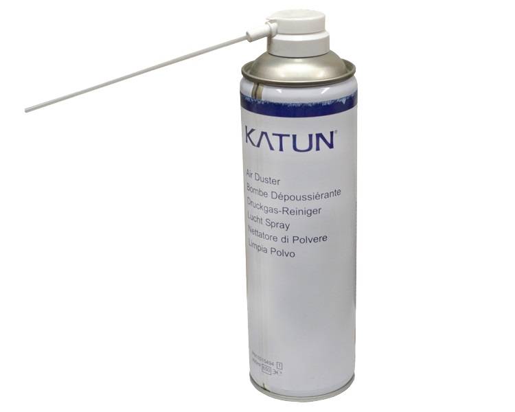 Сжатый газ для удаления пыли и тонера (непереворачиваемый) Spray Duster (Katun) баллон/400мл