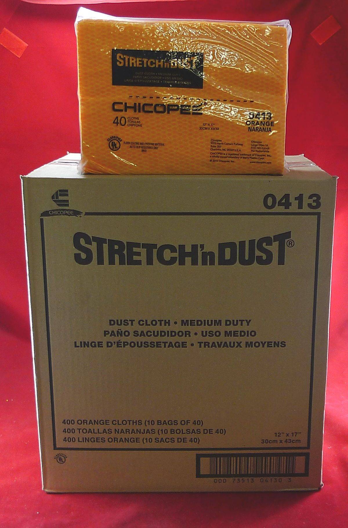 Салфетки для сбора и удаления тонера Stretch’n Dust Wipes (Katun/Chicopee) коробка/400шт (10*40шт)