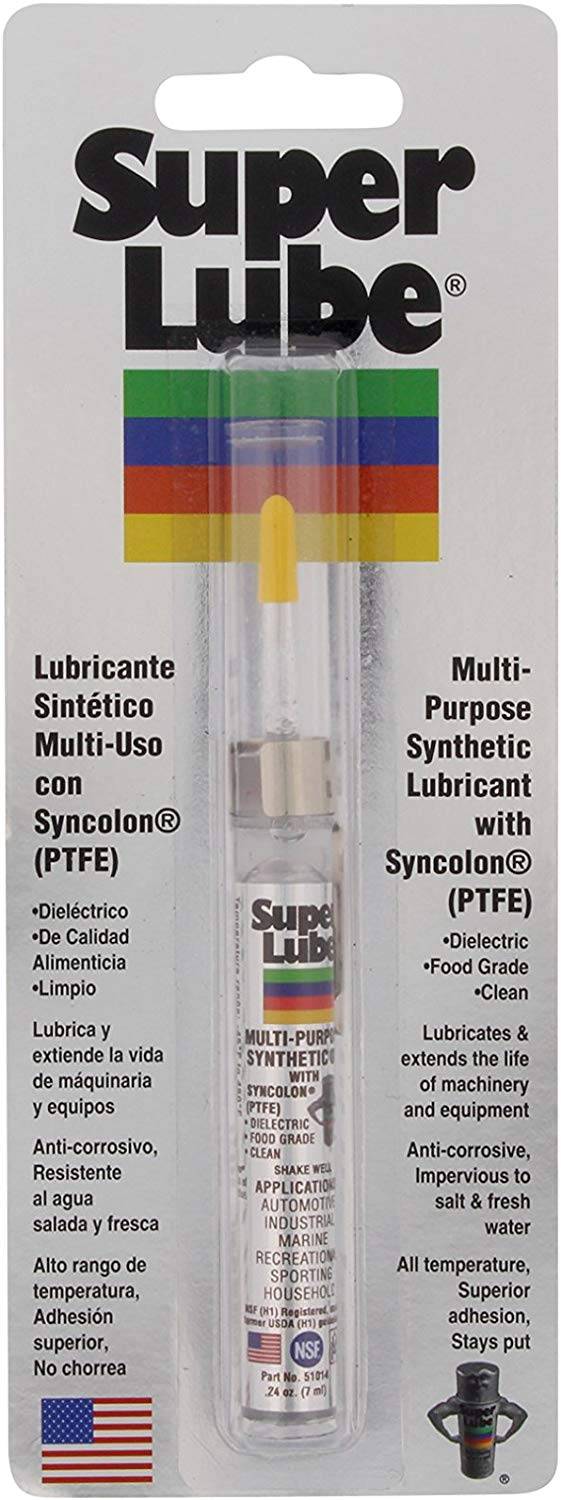 Смазка многоцелевая синтетическая в прецезионной маслёнке Super Lube Lubricant (Katun/Sinco Chemical) шприц/7мл