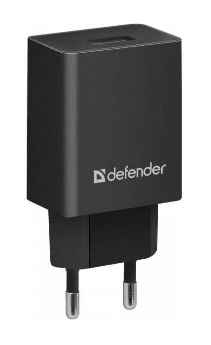 Defender Сетевой адаптер UPA-21 черный, 1xUSB, 5V/2.1А