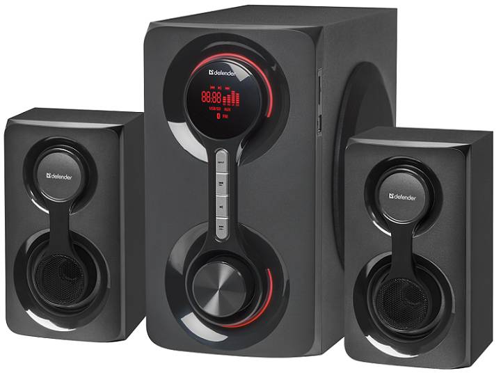 Акустическая 2.1 система Tornado 60Вт, Bluetooth, FM/MP3/SD/USB