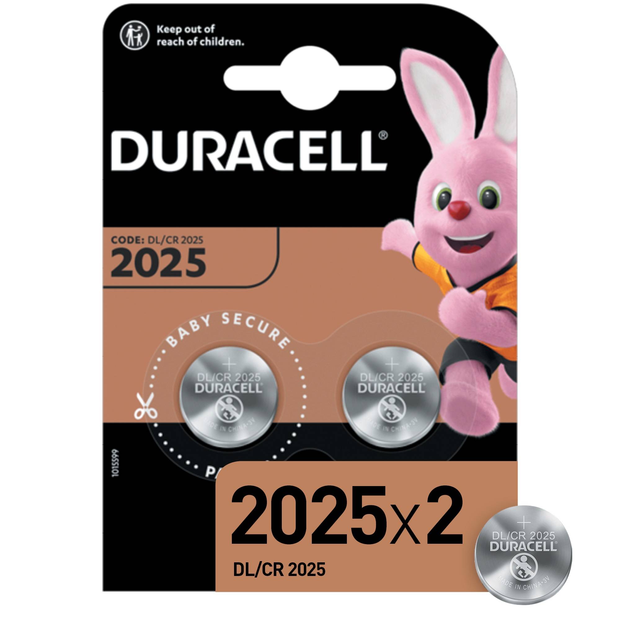 Батарейки  Duracell DL/CR2025-2BL