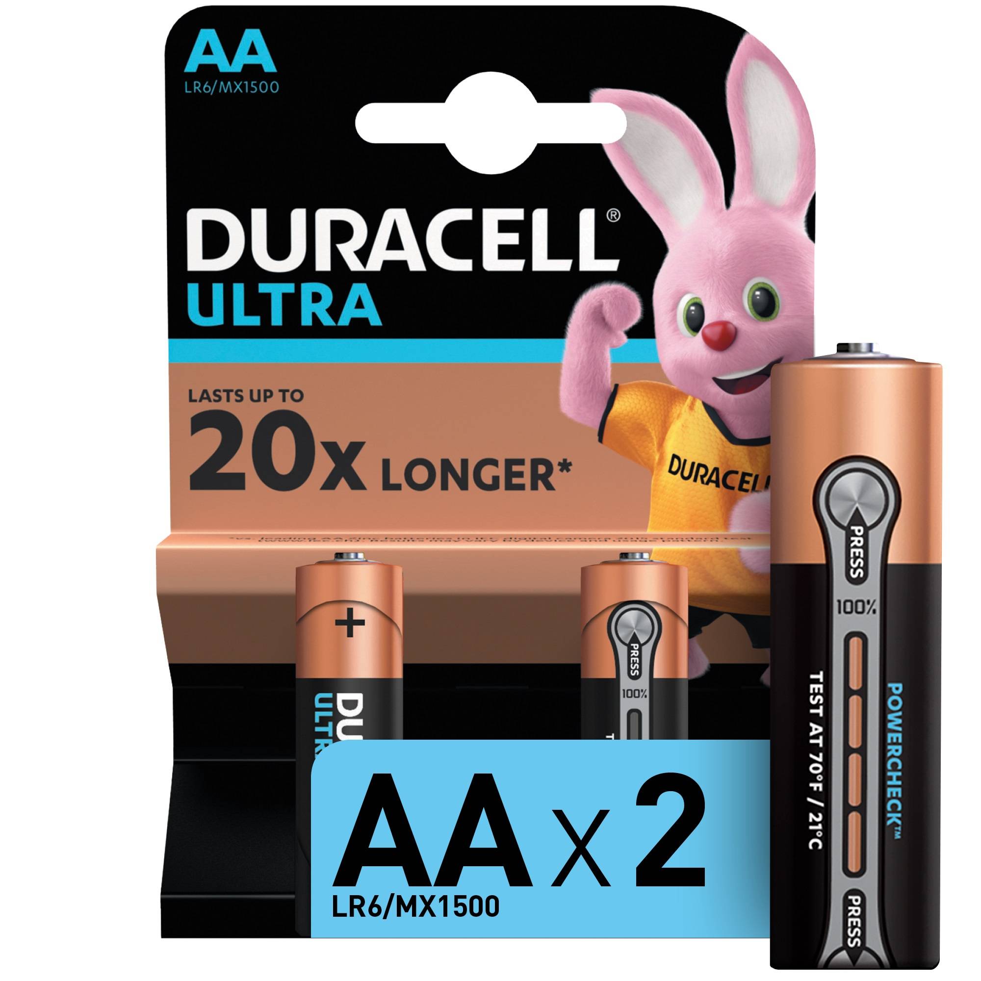 Батарейки Duracell LR6-2BL Ultra (AA)