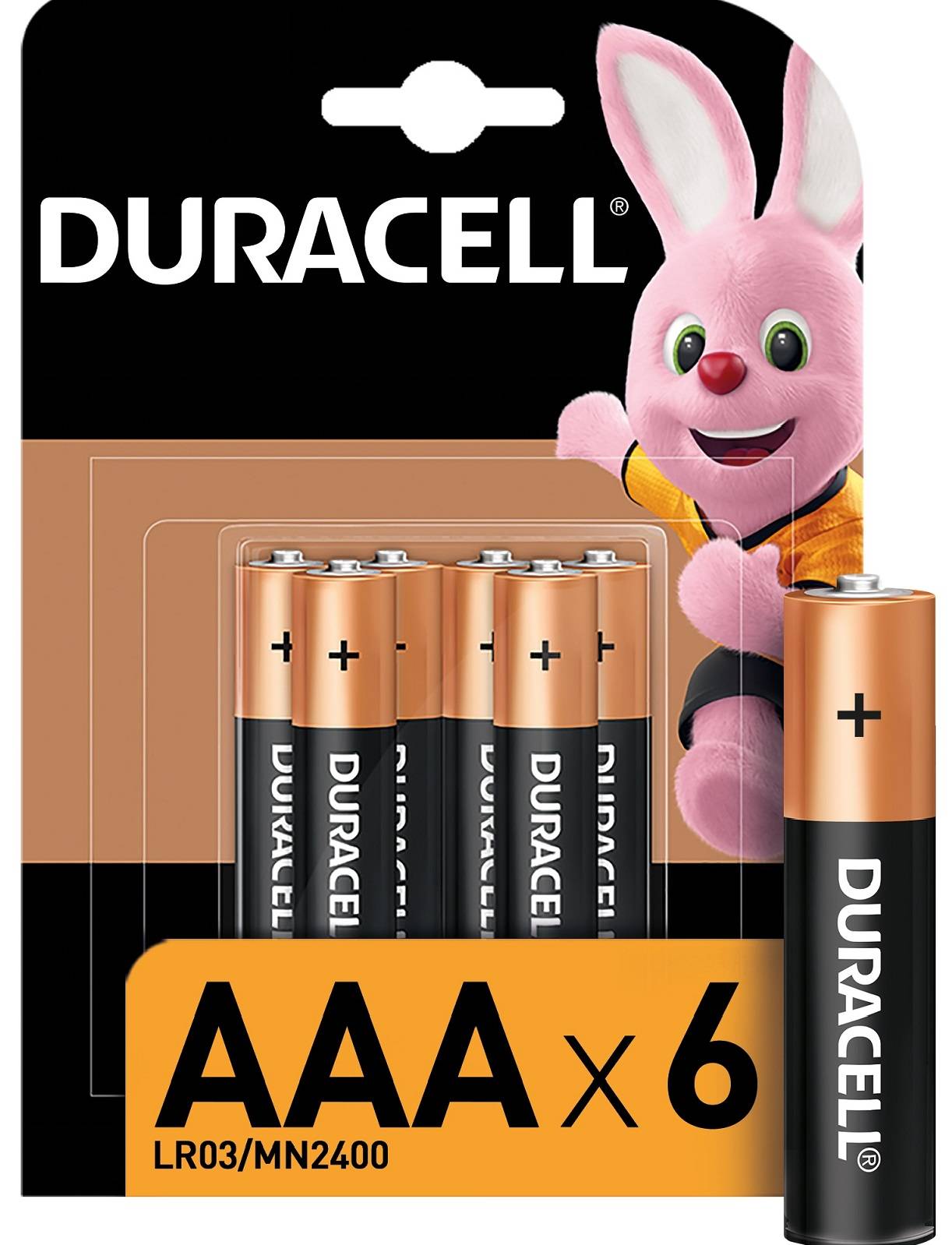 Элемент питанияDuracell LR03-6BL BASIC (ААА)