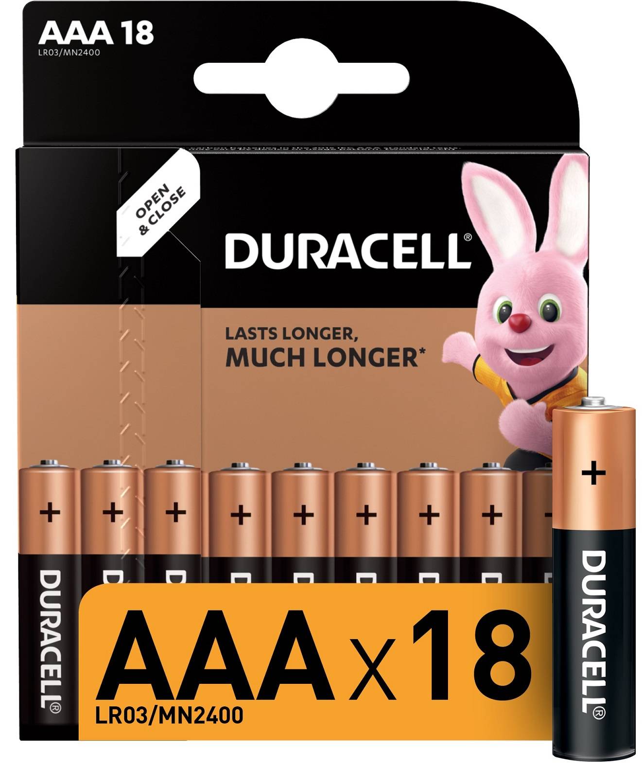 Элементы питания Duracell LR03-18BL BASIC (AAA)