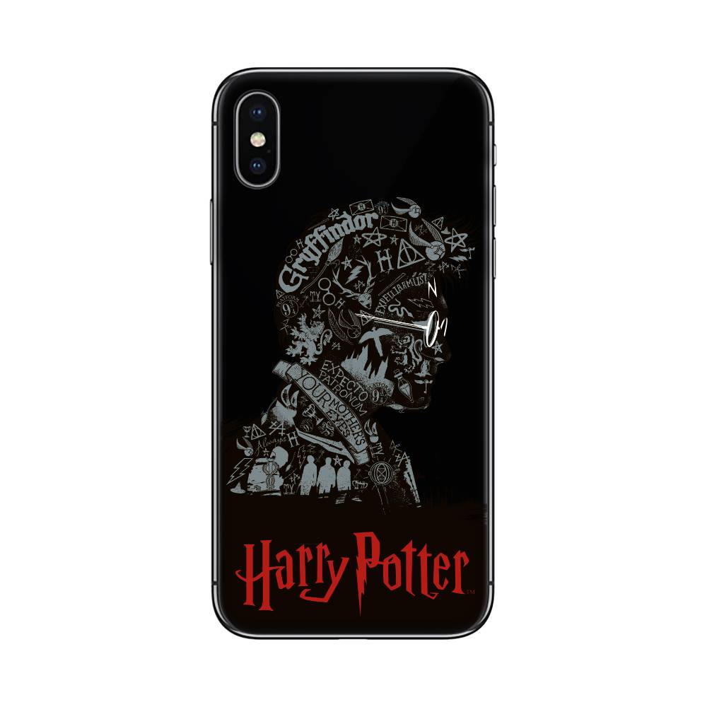 Deppa Чехол TPU для Apple IPhone X/Xs, черный, HP Potter