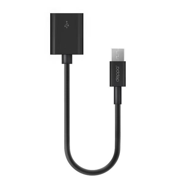 Deppa OTG адаптер USB — Micro USB, 0.15 м.