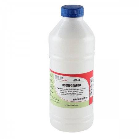Изопропиловый спирт (химически чистый, без запаха) ELP Imaging® (фл.1л.)  Shell фас.Россия