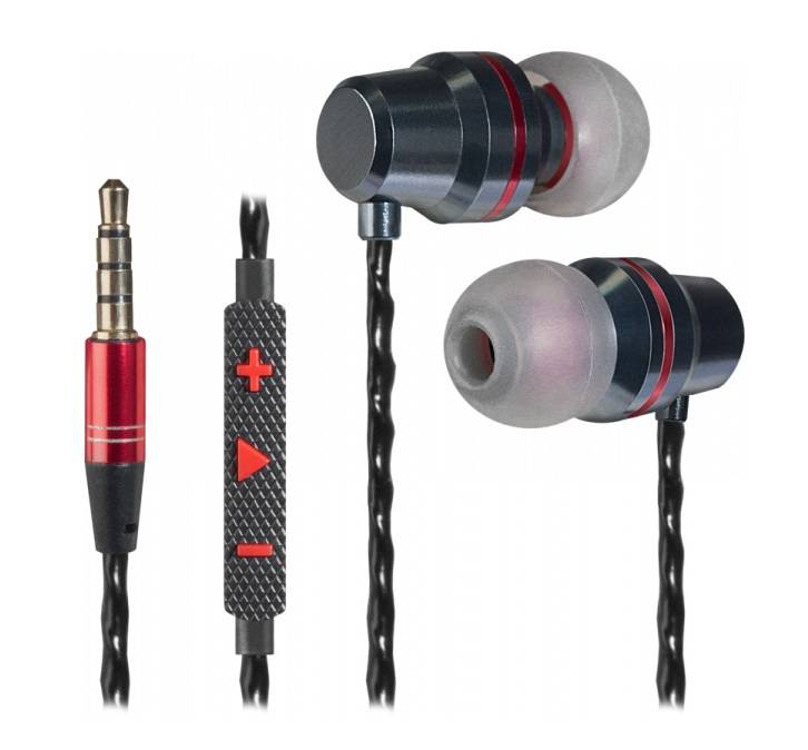 Defender Гарнитура для смартфонов Tanto черный+серый, кабель 1,2 м