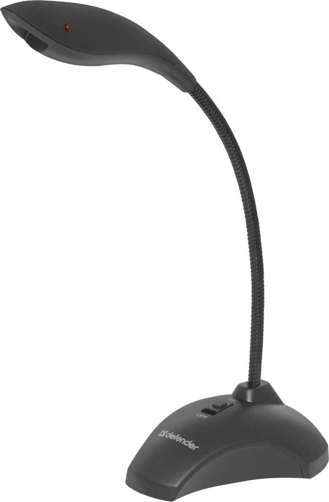 Микрофон компьютерный MIC-115 черный, кабель 1,7 м DEFENDER