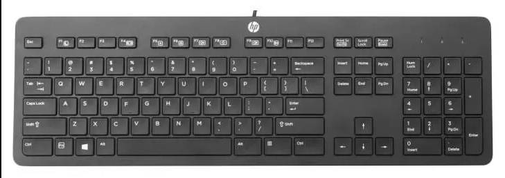 Клавиатура HP USB Business Slim Keyboard (N3R87AA#ACB)