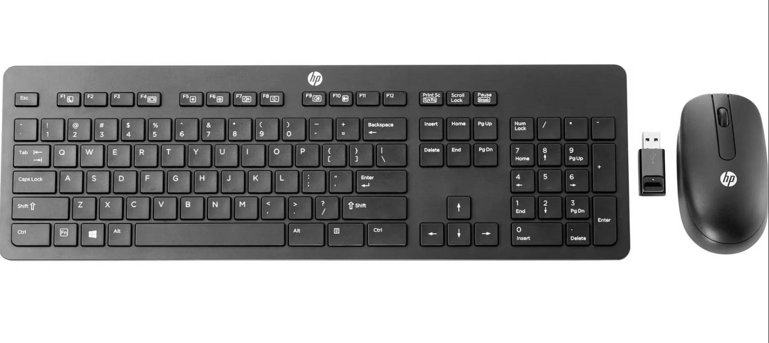Клавиатура и мышь HP Wireless Business Slim Kbd And Mouse (N3R88AA)