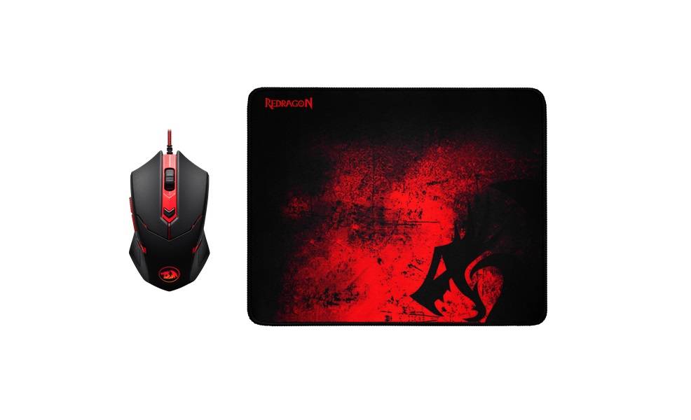 Игровой набор Redragon M601BA RU,мышь+ковер