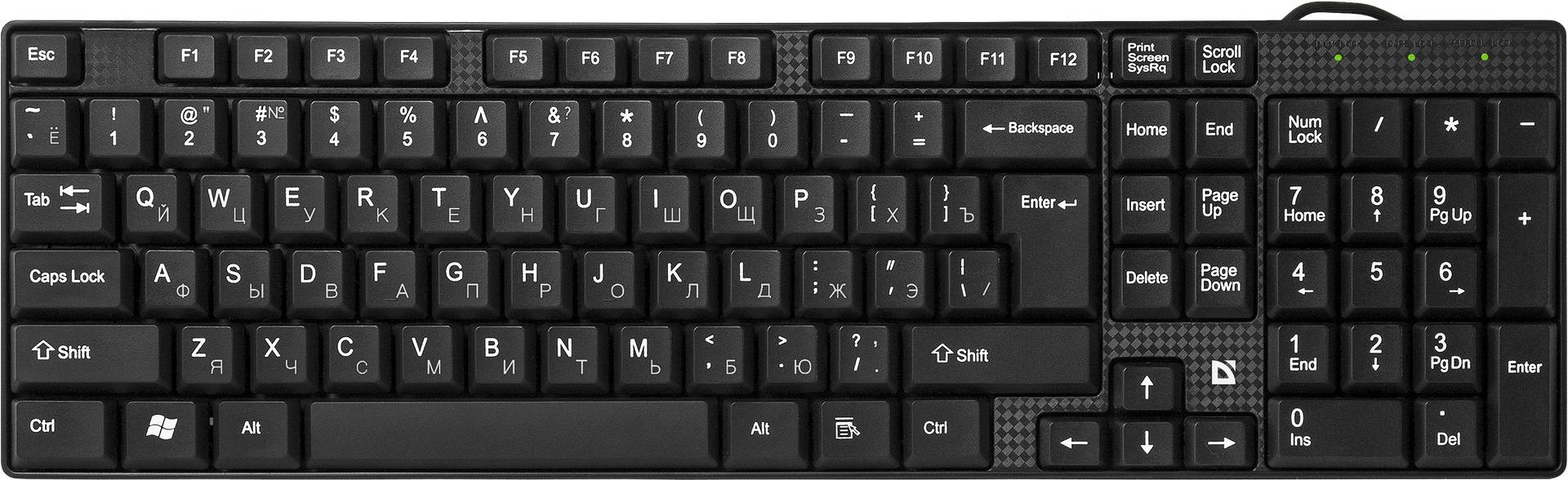 НОВИНКА. Проводная клавиатура Accent SB-720 RU,черный,компактная