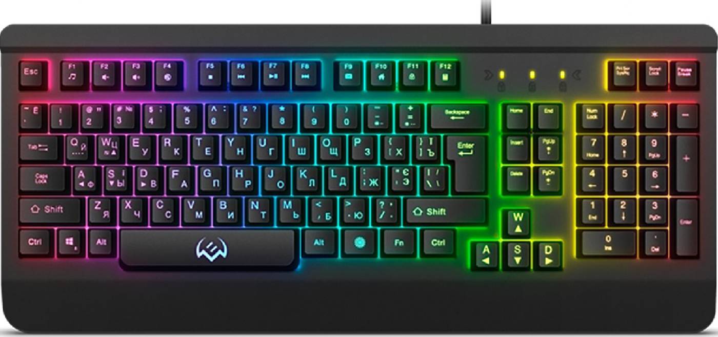 SVEN  Игровая клавиатура SVEN KB-G9450 (104кл., мет. корпус, 12 Fn функций, подсветка)