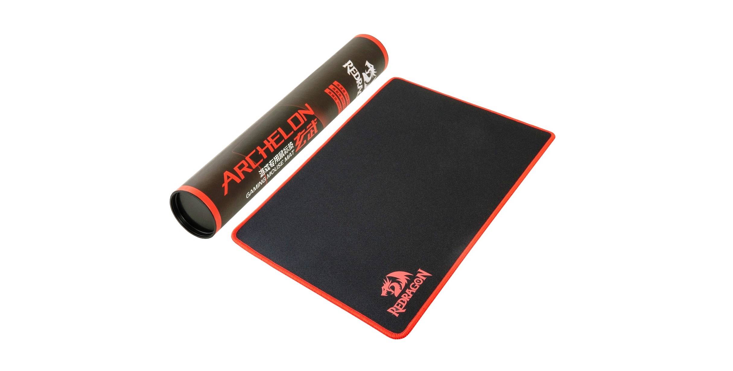 Коврик игровой Redragon Archelon L, 400х300х3 мм, ткань+резина, подходит для всех типов манипуляторов.