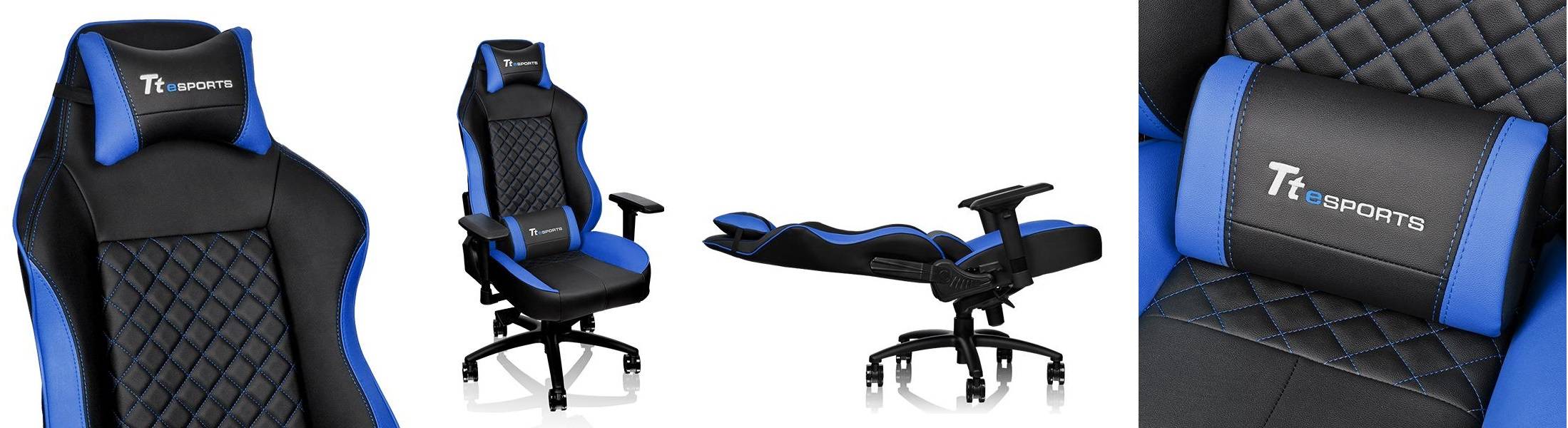 Игровое кресло Tt ESPORTS   GT Comfort GTC 500         [GC-GTC-BLLFDL-01] Black/blue