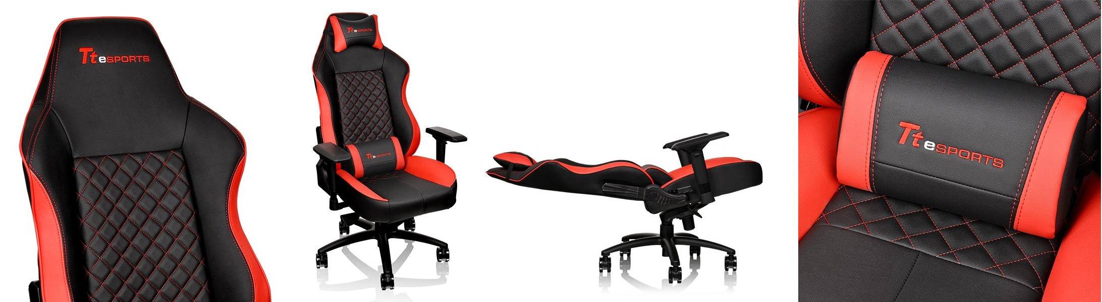 Игровое кресло Tt ESPORTS   GT Comfort GTC 500         [GC-GTC-BRLFDL-01] Black/red