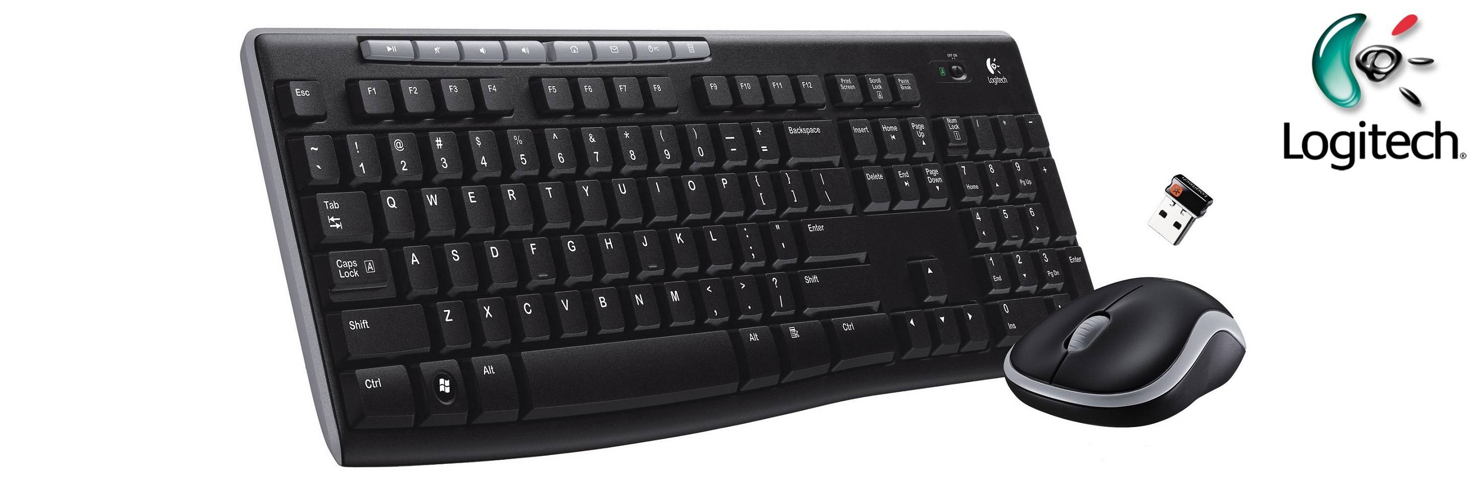 Клавиатура + Мышь беспроводная Logitech Wireless Combo MK270