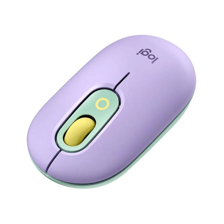 Logitech Мышь беспроводная POP MOUSE WITH EMOJI, оптическая, 4000 dpi, Bluetooth/Радио, фиолетовый/зеленый. - картинка товара Logitech Мышь беспроводная POP MOUSE WITH EMOJI, оптическая, 4000 dpi, Bluetooth/Радио, фиолетовый/зеленый. - купить с доставкой по России