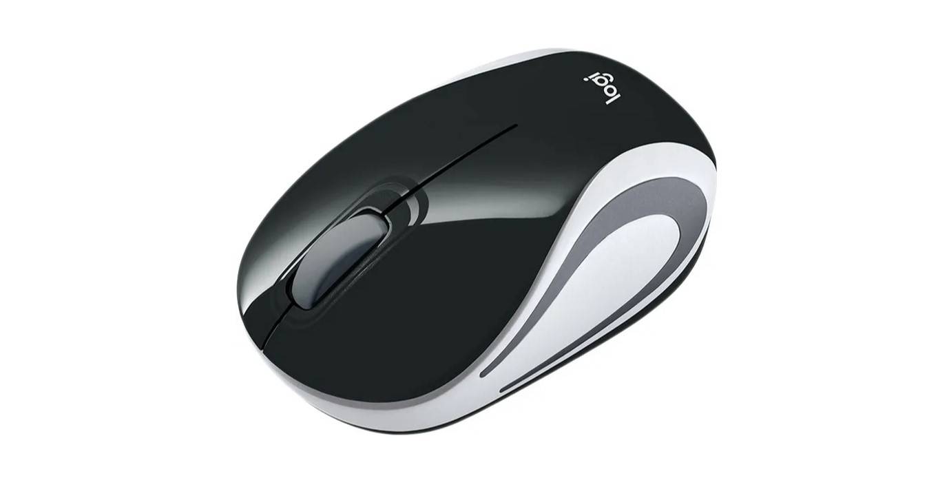 Мышь беспроводная Logitech M187 Wireless Mini Mouse — BLACK — 2.4GHZ — EMEA, чёрный