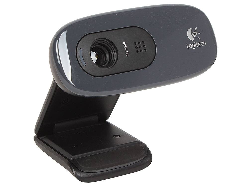 Logitech Камера интернет HD WebCam C270, чёрный.