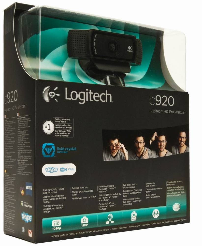 LOGITECH Веб-камера HD Pro WebCam C920