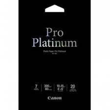 Фотобумага CANON Pro Platinum Профессиональная глянцевая, 300г/м2, A6, 20 л.