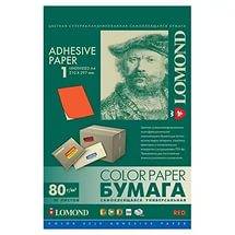 Самоклеящаяся цветная бумага LOMOND для этикеток, красная, A4, 5 делен. (210 x 57 мм), 80 г/м2, 50 листов - картинка товара Самоклеящаяся цветная бумага LOMOND для этикеток, красная, A4, 5 делен. (210 x 57 мм), 80 г/м2, 50 листов - купить с доставкой по России