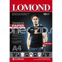 Термотрансфер LOMOND A4 (21X29,7см) 10л для струйн. цв. принтера, для темных тканей.