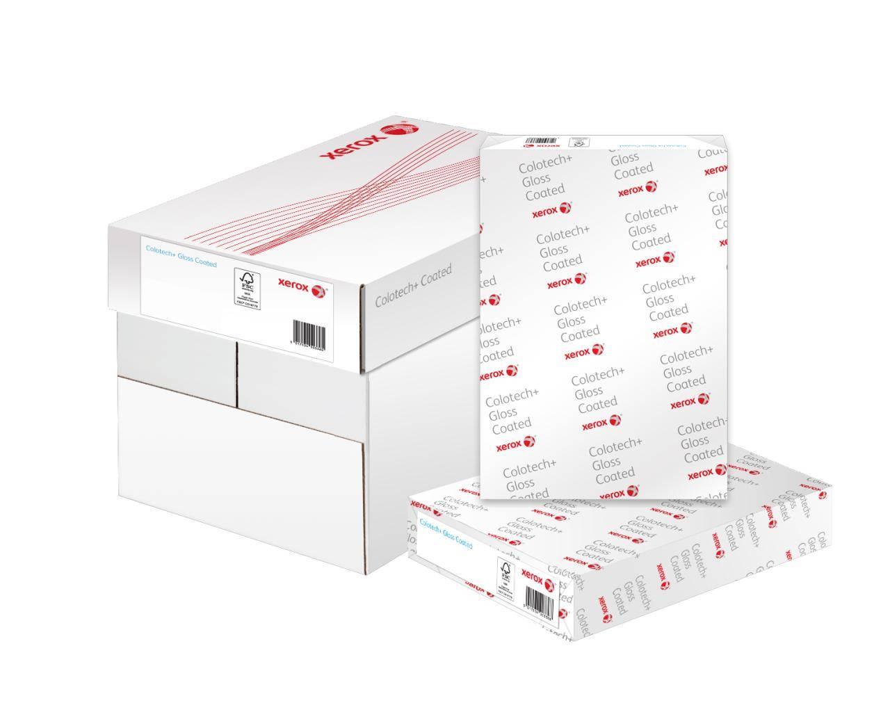 Бумага XEROX Colotech Plus Gloss Coated, 210г, A3, 250 листов. Грузить кратно 3 шт.