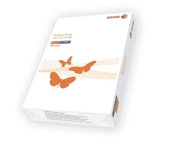 Бумага XEROX  Perfect Print Plus класс «С+», белизна 150%  А4   80г/м2  500л  Финляндия (кратно 5шт)