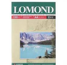 Фотобумага LOMOND Одностороняя Глянцнвая, 130г/м2, A4(21×29см)/25л.