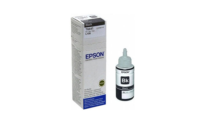 Чернила Epson L100/110/200/210/300/355/550/555 (O) C13T66414A, Black, 70ml