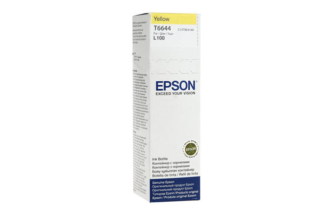 Чернила Epson L100/110/200/210/300/355/550/555 (O) C13T66444A, Yellow, 70ml