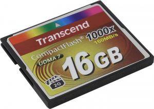 Флеш карта CF 16GB Transcend, 1000X