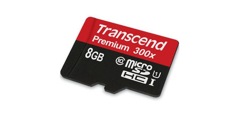 Флеш карта MicroSD 8GB Transcend MicroSDHC Class 10 UHS-I