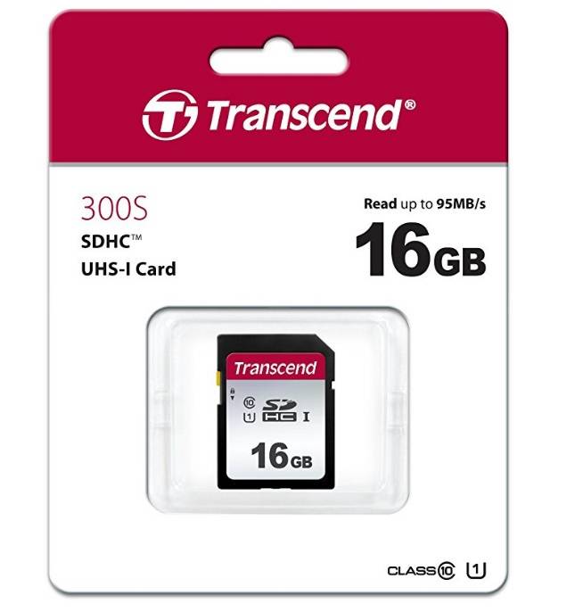 Флеш карта SD 16GB Transcend SDHC UHS-I U1