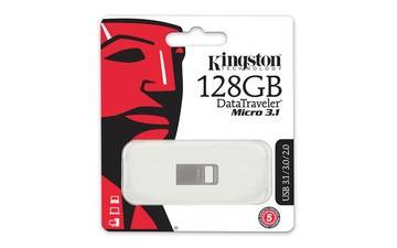 Флеш накопитель 128GB Kingston DataTraveler Micro, USB 3.1