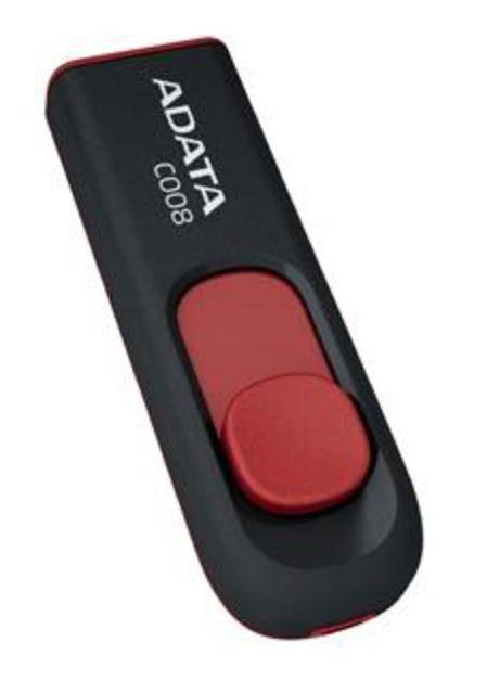 Флеш накопитель 16GB A-DATA Classic C008, USB 2.0, Черный