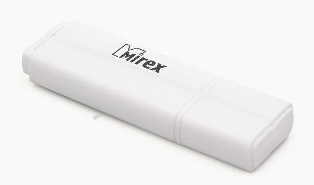 Флеш накопитель 16GB Mirex Line, USB 2.0, Белый