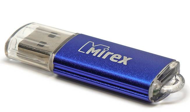 Флеш накопитель 16GB Mirex Unit, USB 2.0, Синий