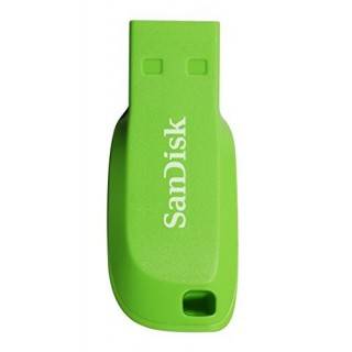 Флеш накопитель 16GB SanDisk CZ50 Cruzer Blade, USB 2.0, Green