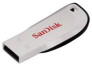 Флеш накопитель 16GB SanDisk CZ50 Cruzer Blade, USB 2.0, White