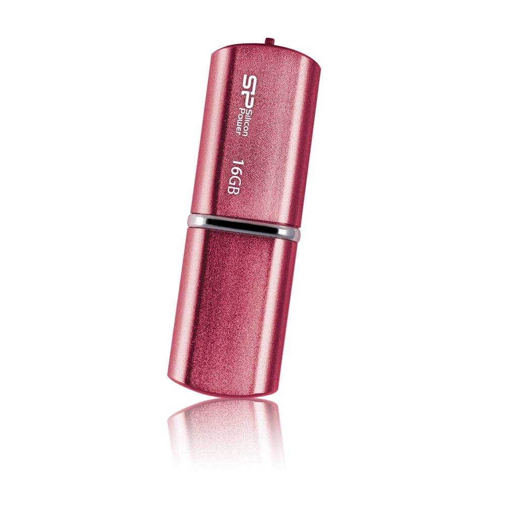 Флеш накопитель 16Gb Silicon Power LuxMini 720, USB 2.0, Розовый