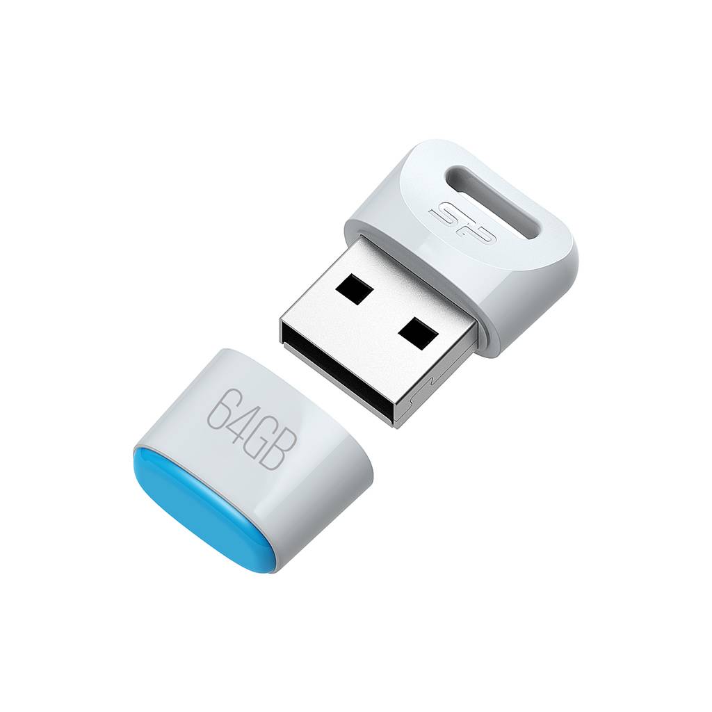 Флеш накопитель 16GB Silicon Power Touch T06, USB 2.0, Белый