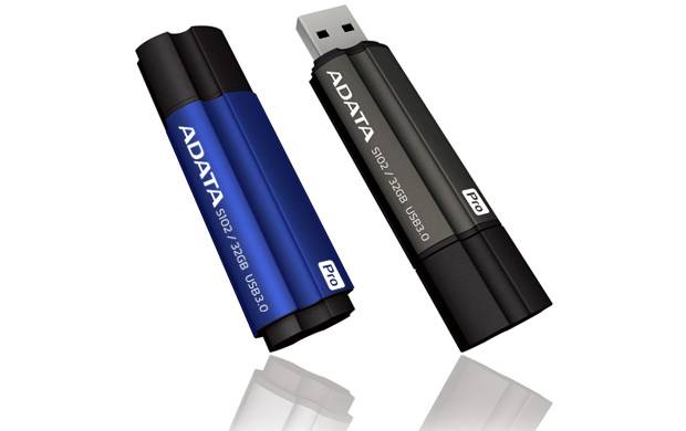 Флеш накопитель 32GB A-DATA S102 PRO, USB 3.1, Синий алюминий (Read 600X)