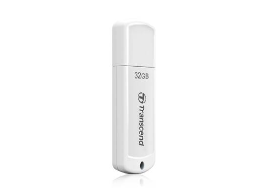 Флеш накопитель 32GB Transcend JetFlash 370, USB 2.0, Белый