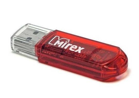 Флеш накопитель 4GB Mirex Elf, USB 2.0, Красный
